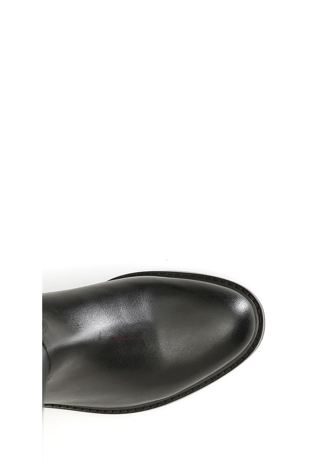 Cafènoir HC1003 Stivale da donna in pelle e lycra stretch con fibbia a decoro