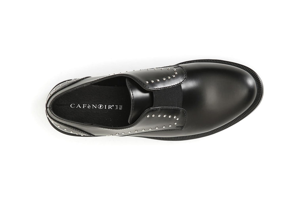 Cafènoir EA9004 Derby in similpelle spazzolata con elastico