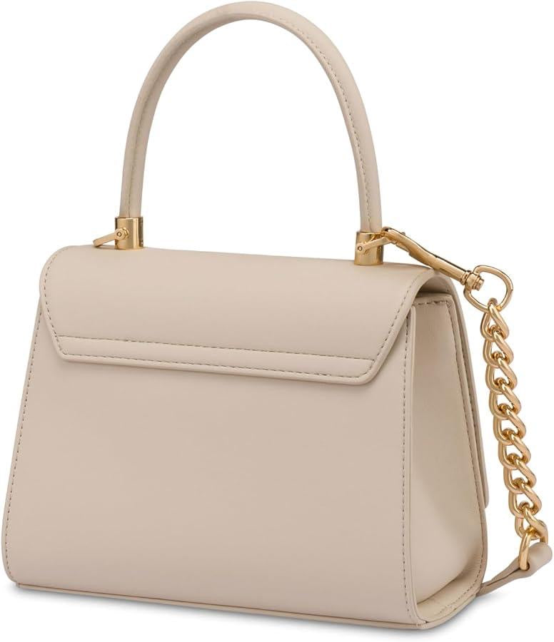 Borsa Donna a Mano Small LOVE M.  linea Bold Bag colore Nero e Nikel