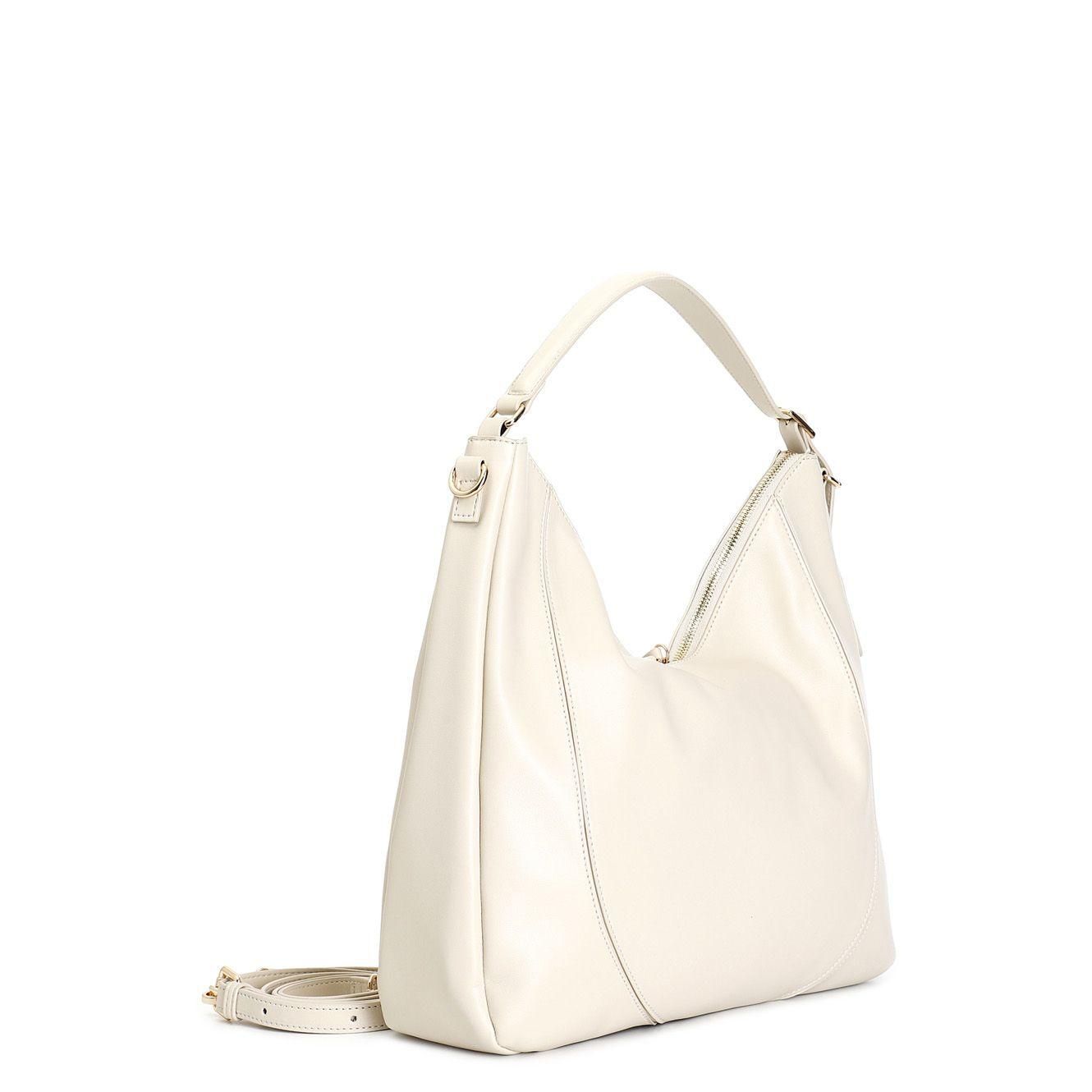 Borsa Cafènoir Sacca elegante color avorio firmata CafèNoir arricchita di pietre cabochon NI0818
