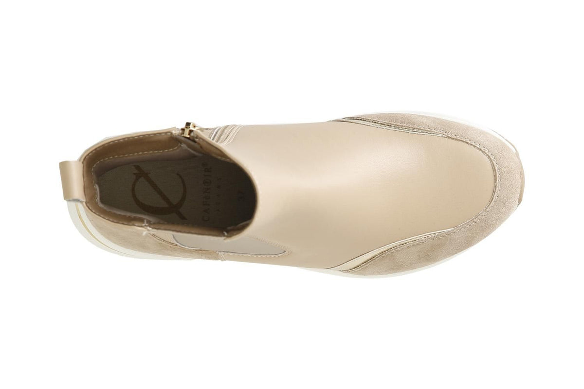 Tronchetto CafèNoir con riporto in Nylon e Camoscio DN1183