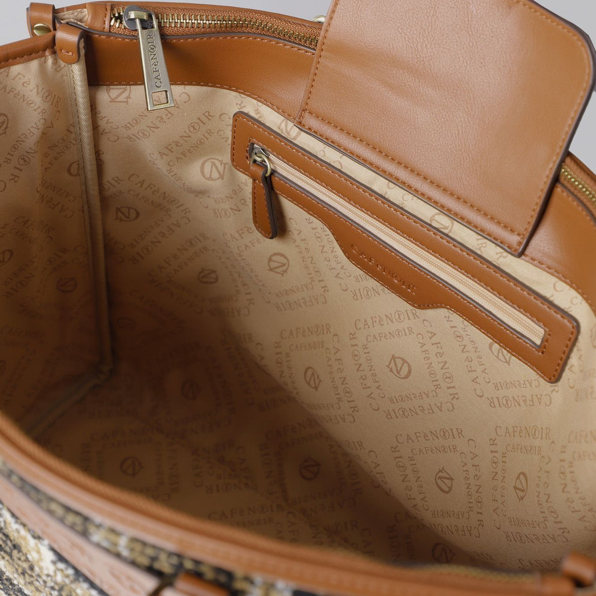 Borsa Cafenoir in tessuto tartan NQ0925