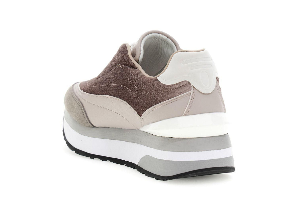 Sneakers Cafènoir Running in velluto e pelle DL9004