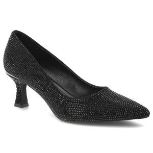 Décolleté nere Menbur, eleganti scarpe con tacco alto da donna 25815